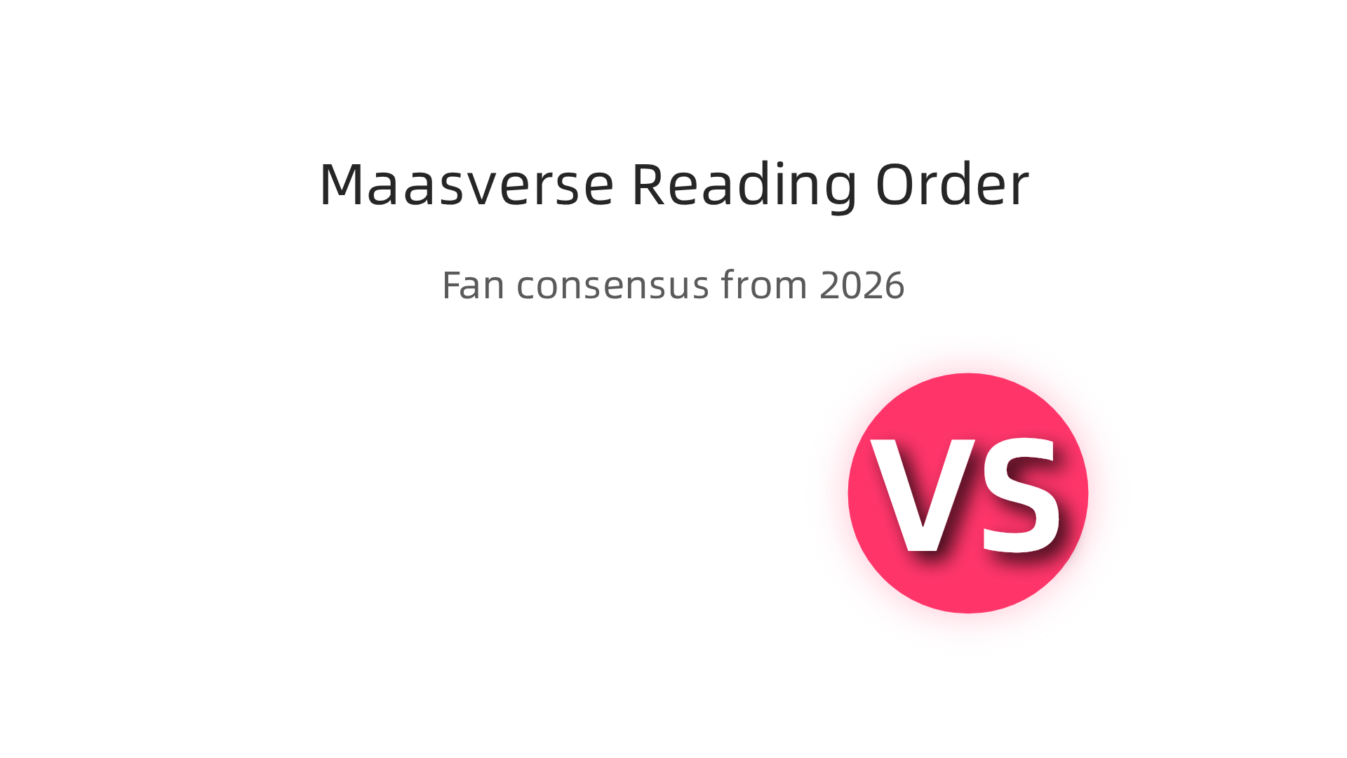 A visual guide comparing publication order and chronological order for Sarah J. Maas's interconnected series.