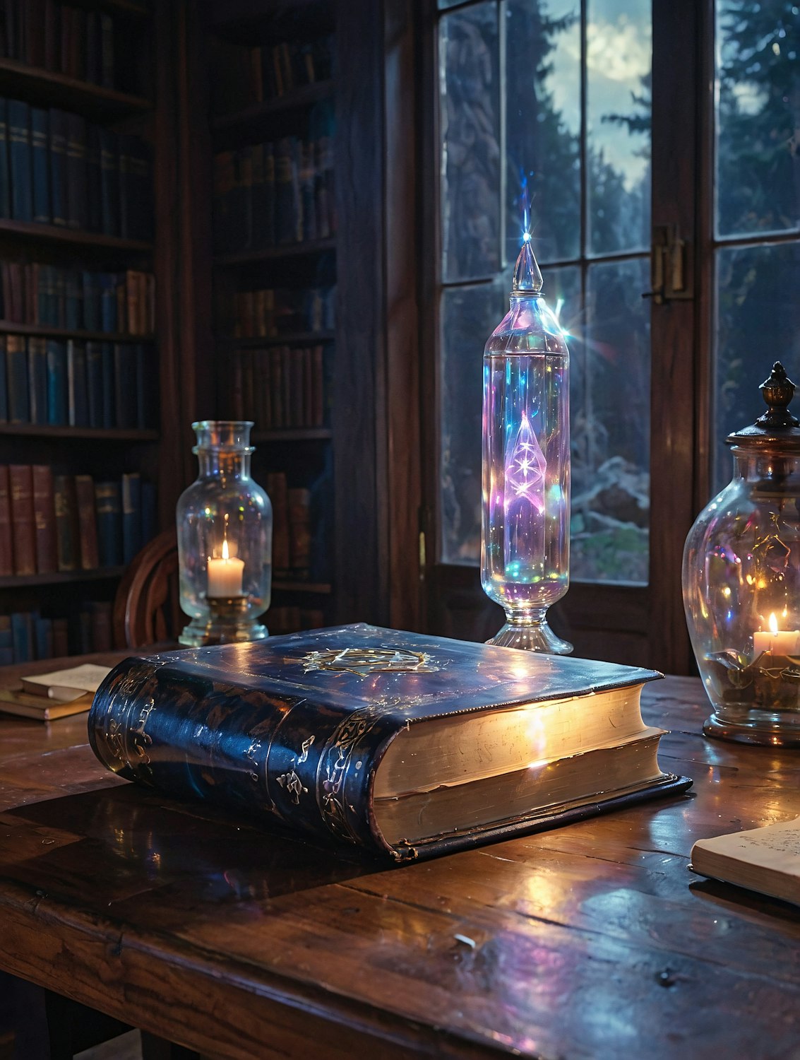 Hands gently holding and admiring a beautifully designed collector's edition of a fantasy book.