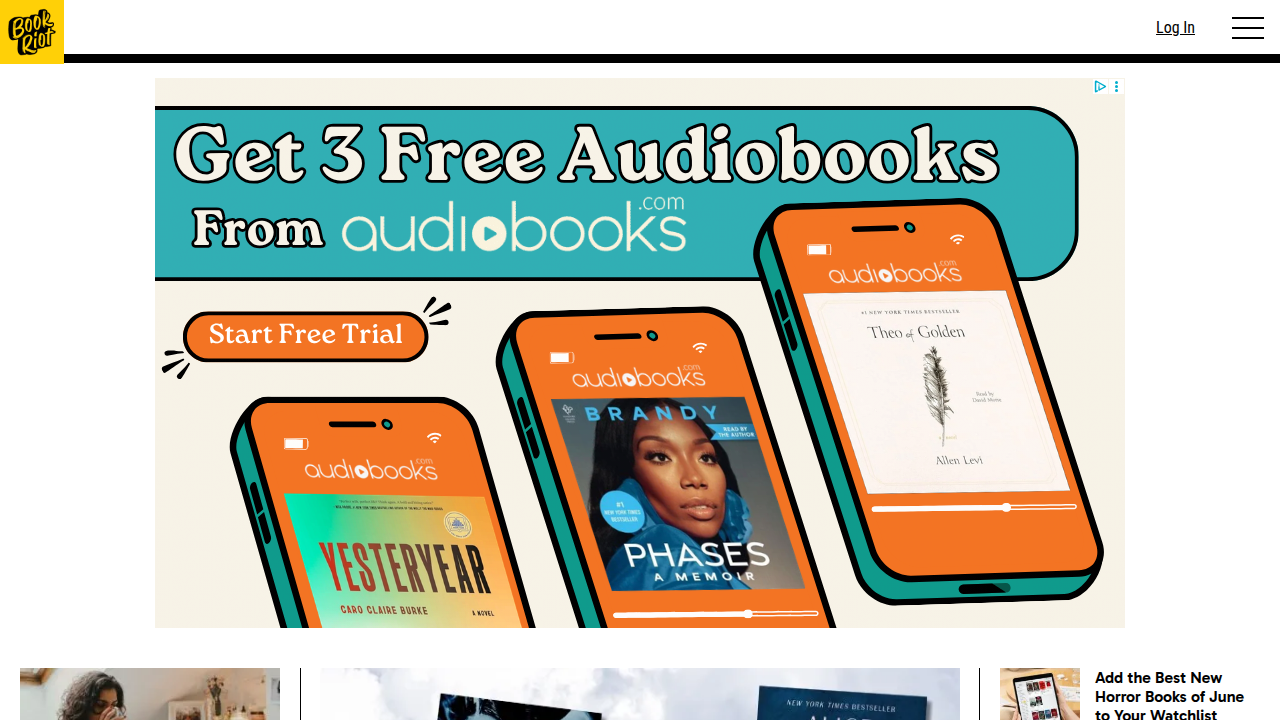 The Book Riot website, a popular platform for book news, reviews, and literary discussions, also featuring insights on audiobook formats.